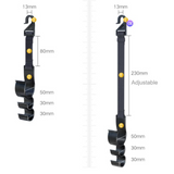 2PCS Multifunctional Car Seat Back Triple Hooks — view 6
