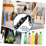 2PCS Multifunctional Car Seat Back Triple Hooks — view 7