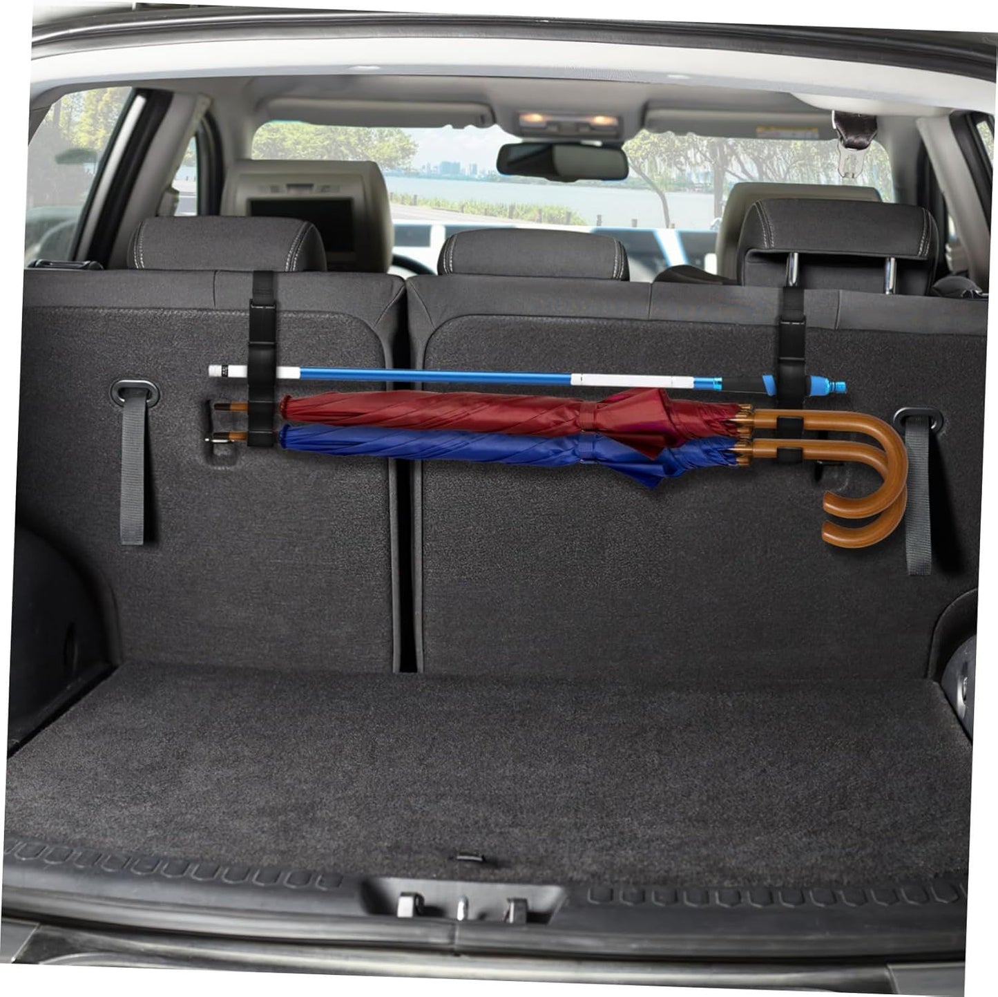 2PCS Multifunctional Car Seat Back Triple Hooks — view 8