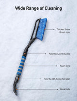 27in Car Snow Brush and Ice Scraper — view 7