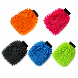 5-pack chenille car wash mitts — view 2