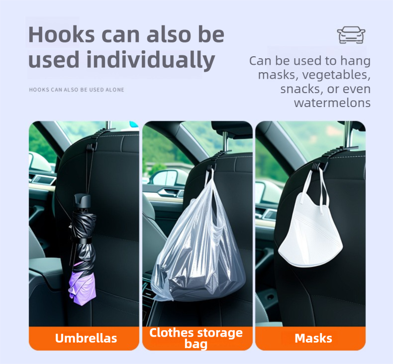 2-pack car umbrella holder storage bucket — view 5