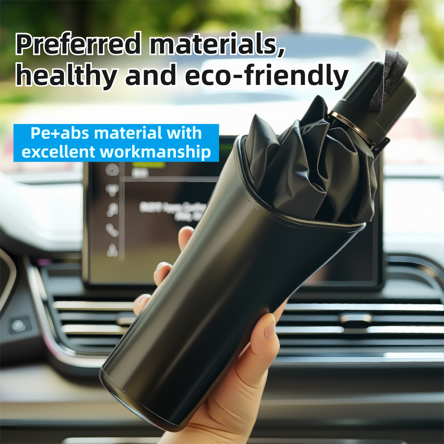 2-pack car umbrella holder storage bucket — view 6