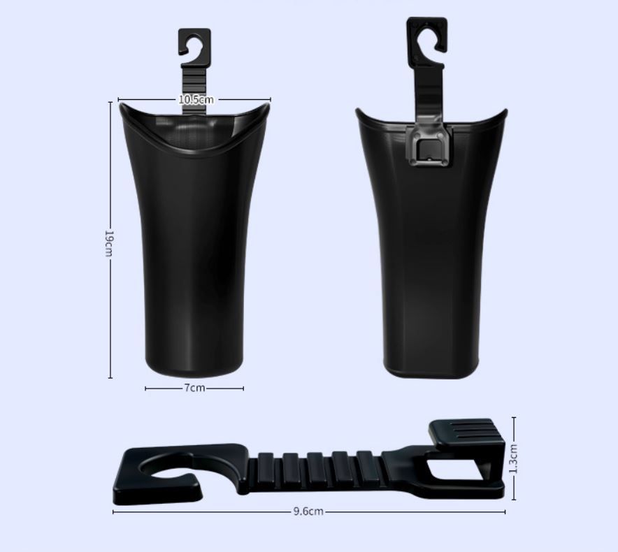 2-pack car umbrella holder storage bucket — view 8