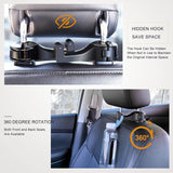 4-pack car headrest hook with phone holder — view 6