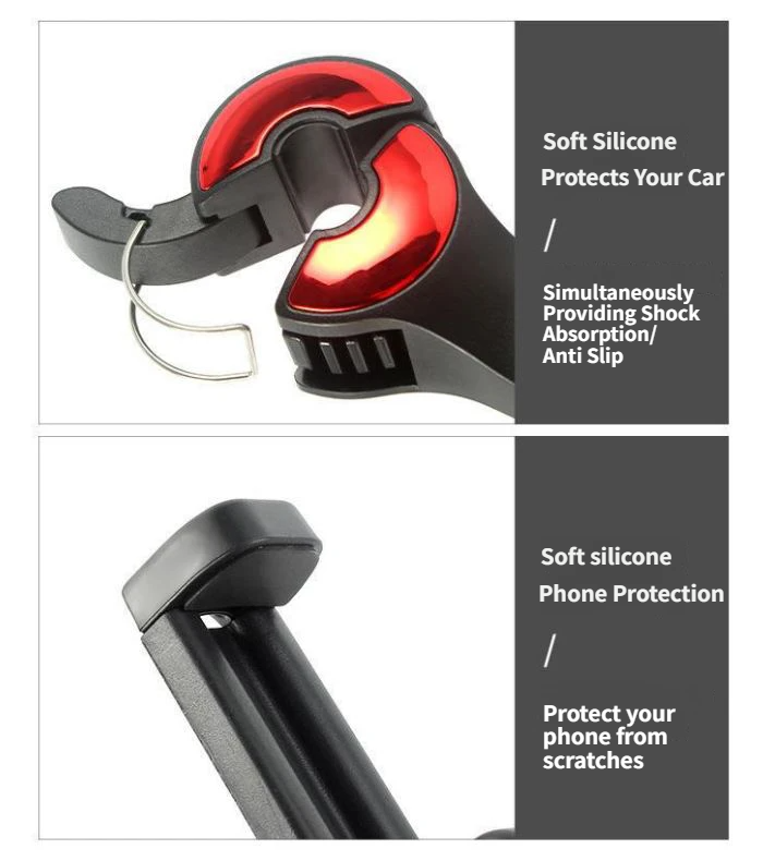 4-pack car headrest hook with phone holder — view 7