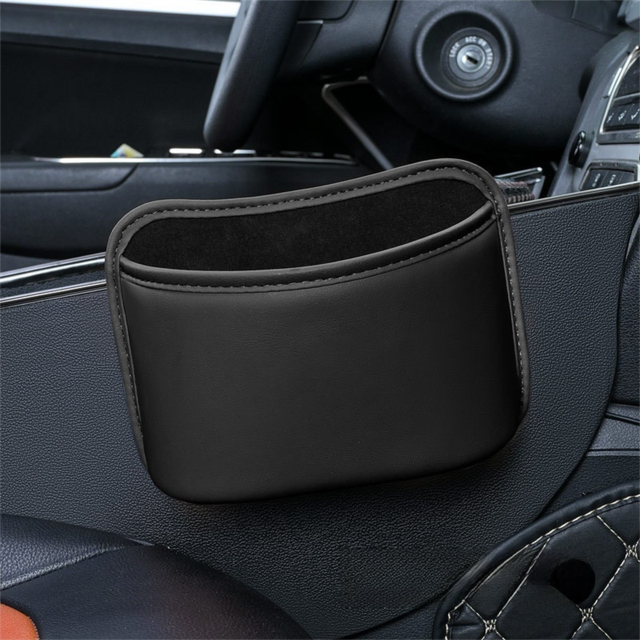 Waterproof leather car hanging organiser — view 16