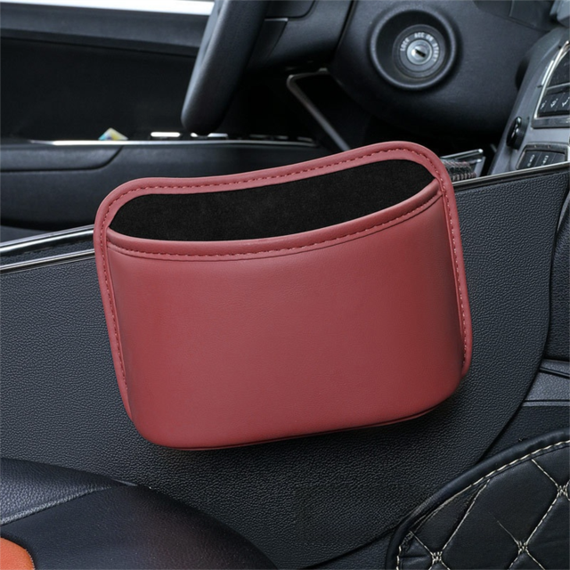 Waterproof leather car hanging organiser — view 14