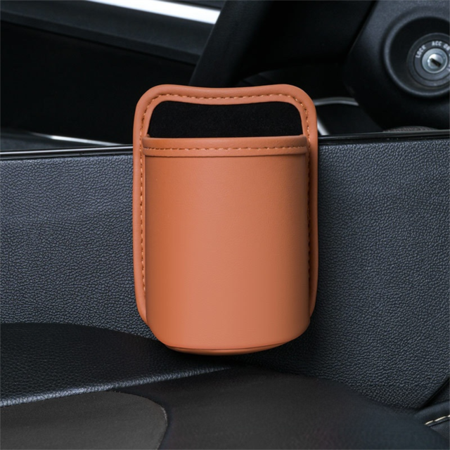 Waterproof leather car hanging organiser — view 11