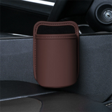 Waterproof leather car hanging organiser — view 9
