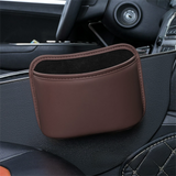 Waterproof leather car hanging organiser — view 2