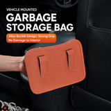 Waterproof leather car hanging organiser — view 4