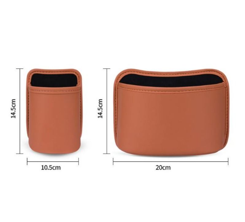 Waterproof leather car hanging organiser — view 8