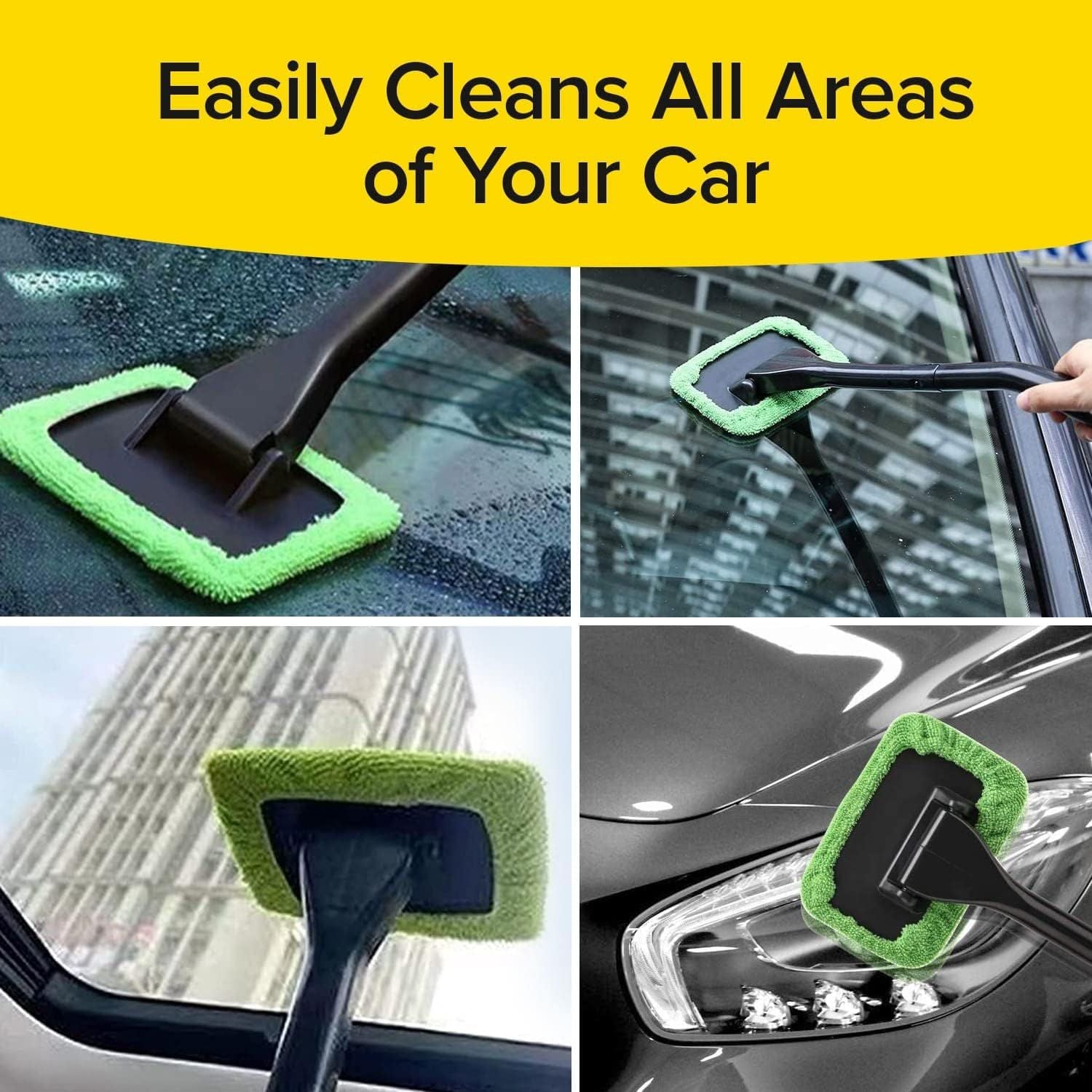 Car windscreen rotating defogger cleaner brush — view 6