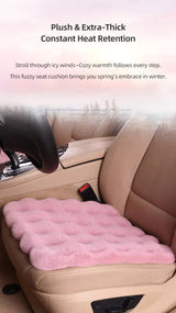 2-piece fleece car seat cushion and wheel cover — view 3