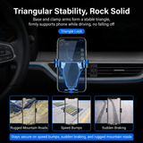 Black car air vent gravity phone holder — view 5