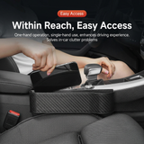 1-pair carbon fibre car seat gap filler — view 4