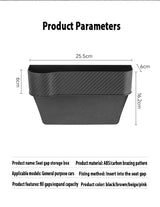 1-pair carbon fibre car seat gap filler — view 8
