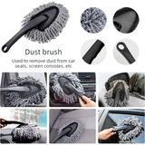 10-piece car cleaning kit — view 3