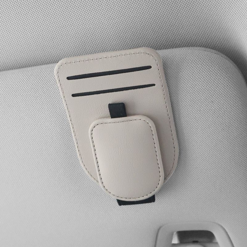 Car sun visor magnetic glasses clip — view 8