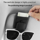 Car sun visor magnetic glasses clip — view 5