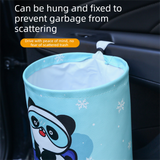 Foldable dual-layer car rubbish bin — view 13