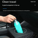 Small foldable car rubbish bin black — view 4