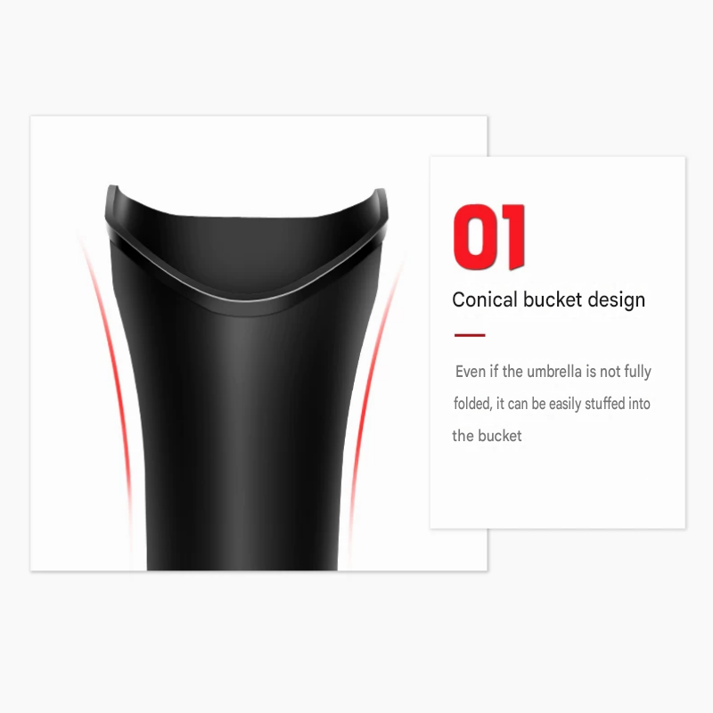 Car umbrella storage bucket hanging bin — view 8
