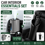 2-piece car aroma diffuser and storage bin — view 2