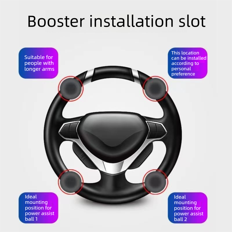 Car steering wheel spinner ball — view 4