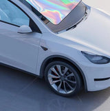 Reflective foldable car windscreen sun shade — view 4
