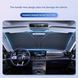 Reflective foldable car windscreen sun shade — view 11