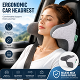 Ergonomic memory foam car neck pillow — view 2