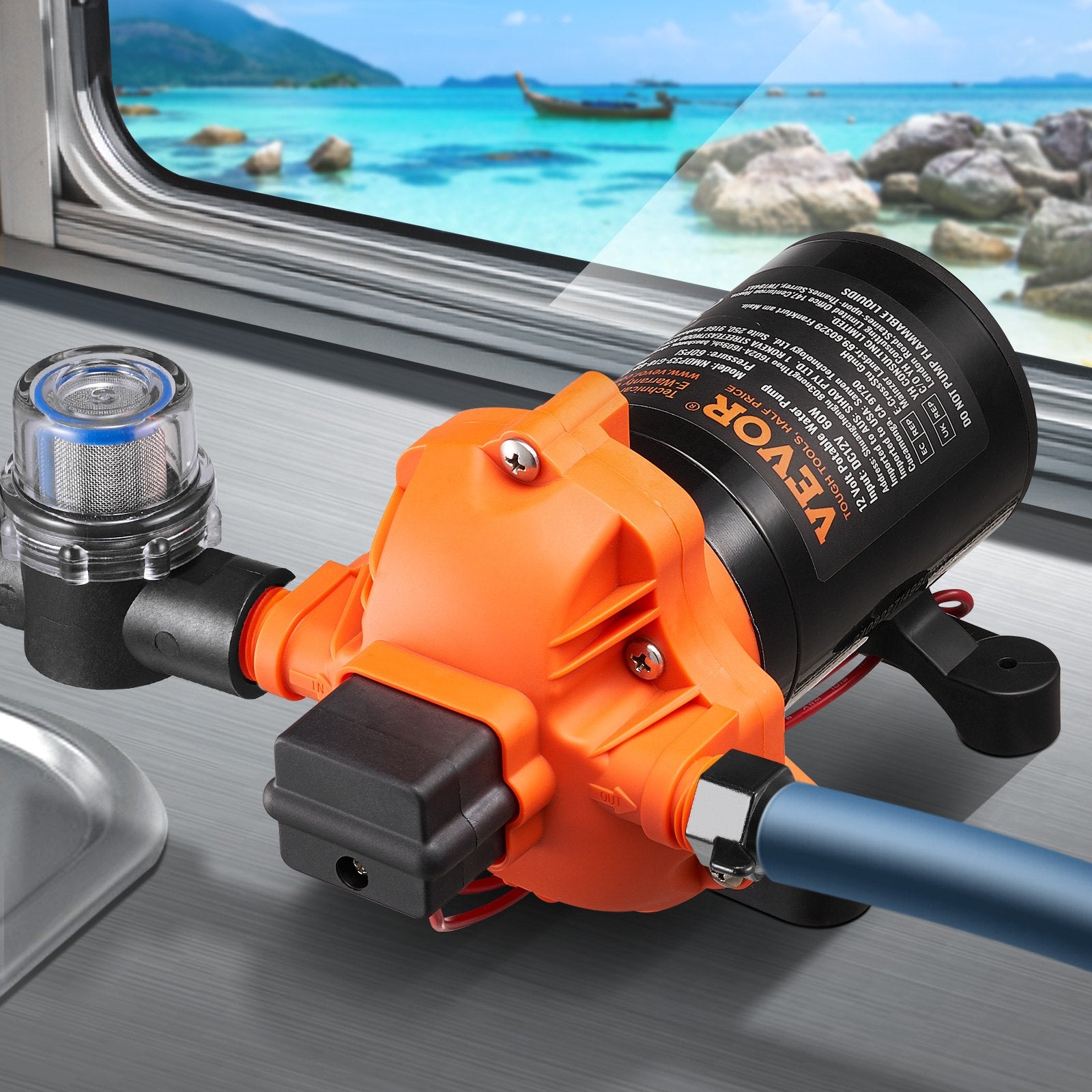 Diaphragm Pump 1.8GPM 6.81 L/min — view 9
