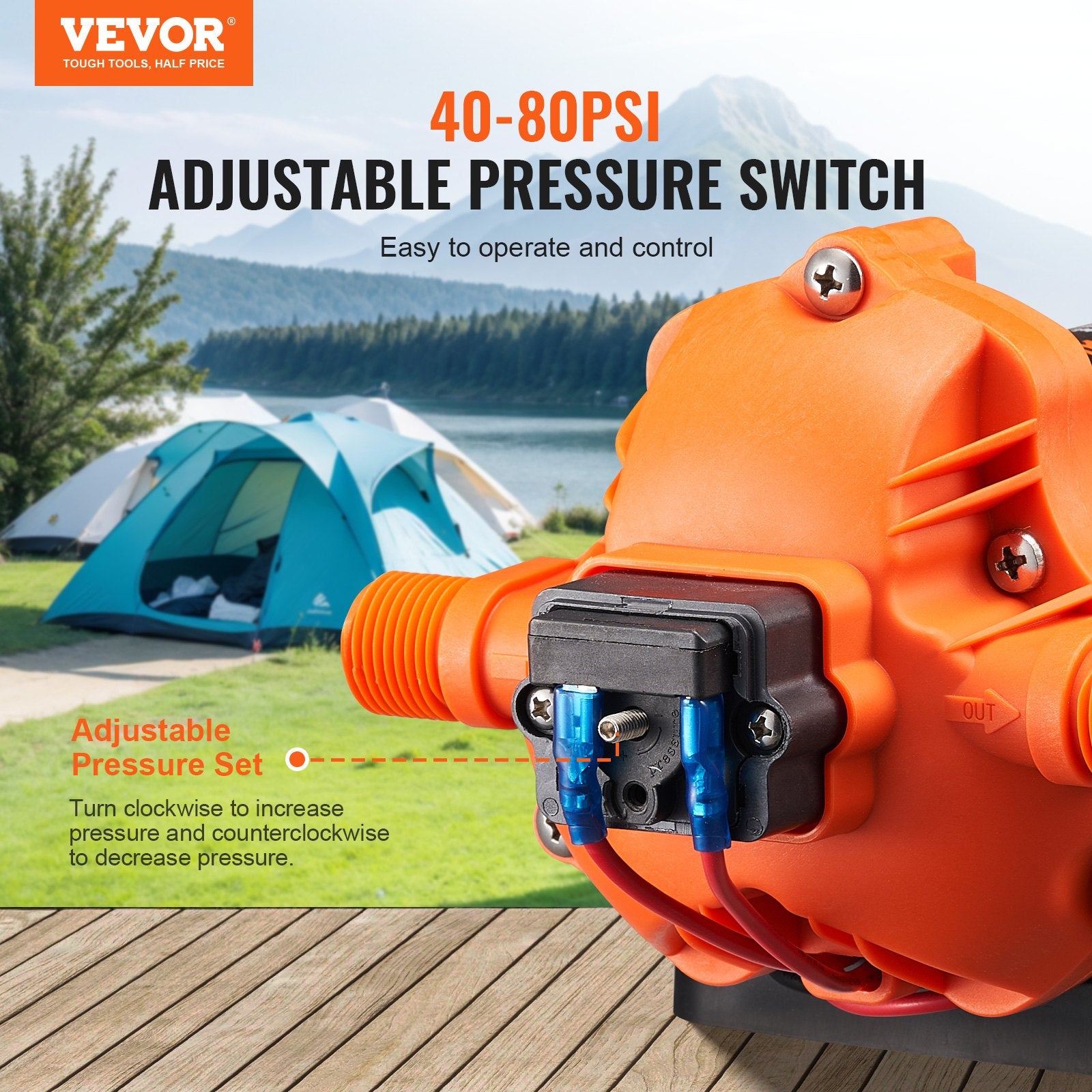 Diaphragm Pump 3GPM 11.36 L/min 3-Chamber — view 4