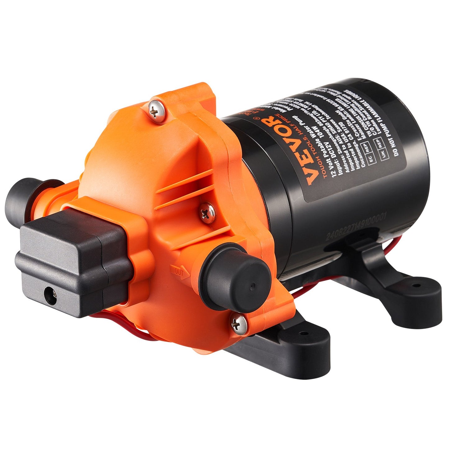 Diaphragm Pump 3.5GPM 13.25L/min 3-Chamber — view 2