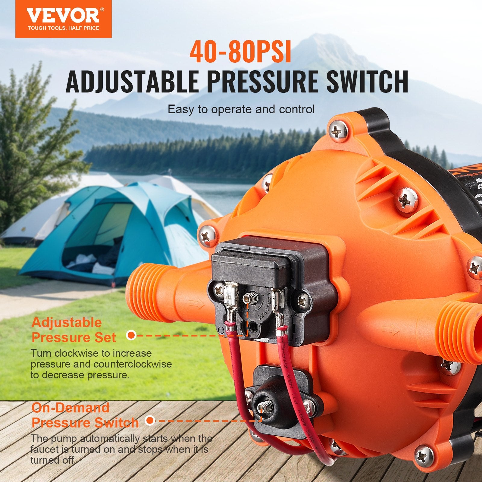 Diaphragm Pump 5GPM 18.93 L/min — view 4