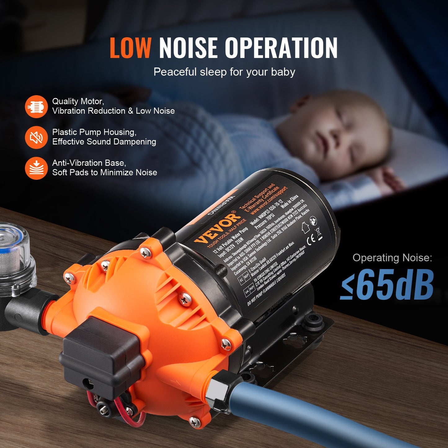 Diaphragm Pump 5GPM 18.93 L/min — view 6