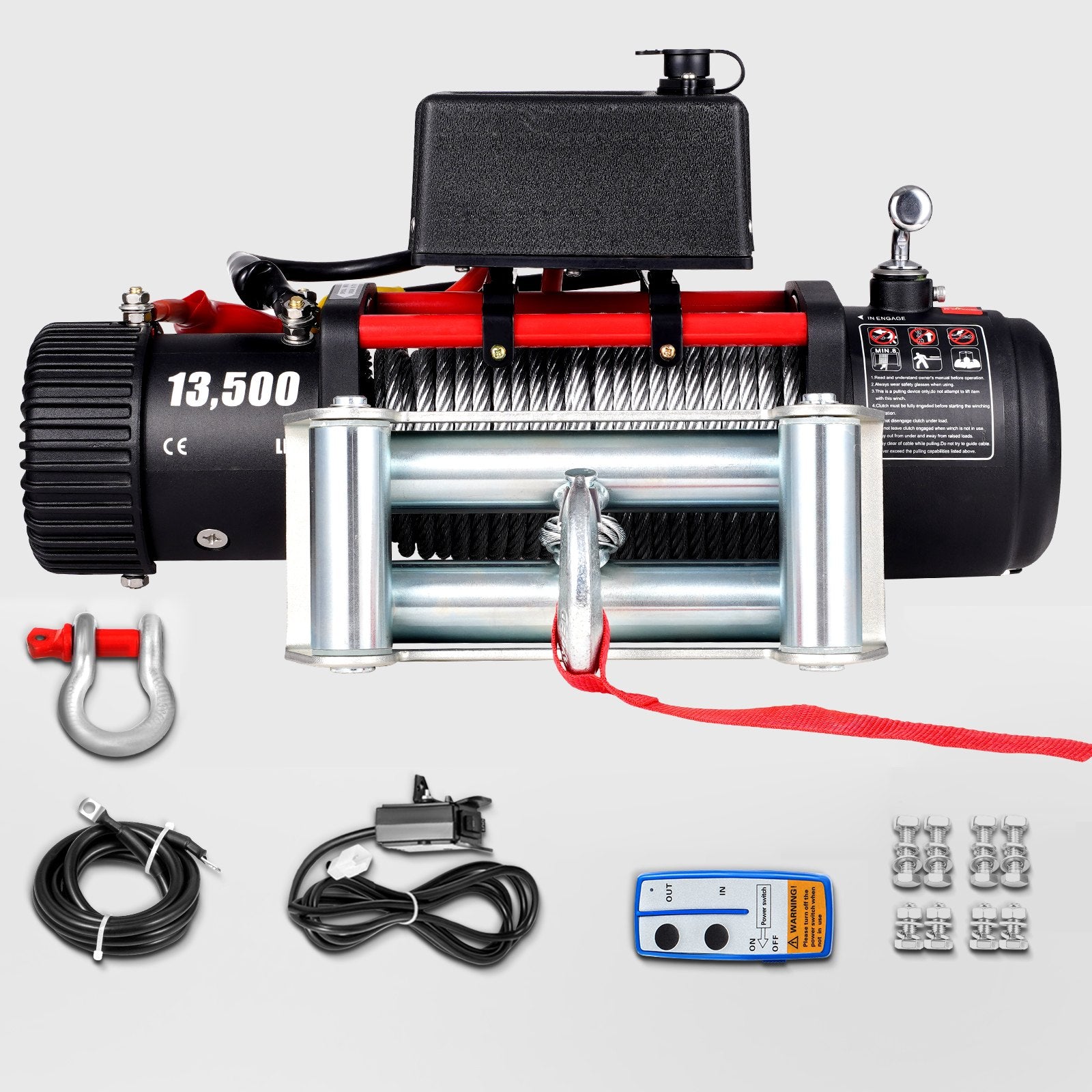 Electric Winch Recovery 12v 13500Lb — view 2