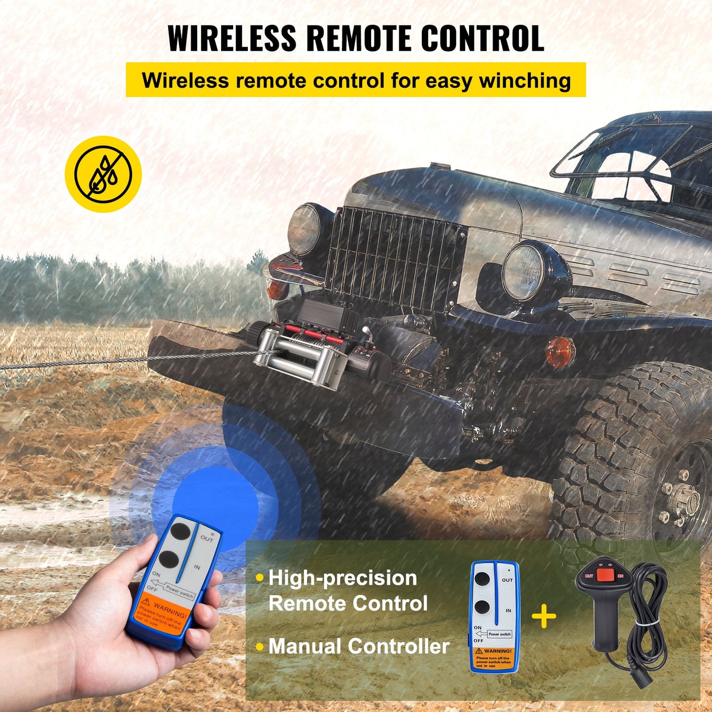 Electric Winch Recovery 12v 13500Lb — view 6