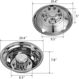 Polished 19.5 10 Lug Wheel — view 9