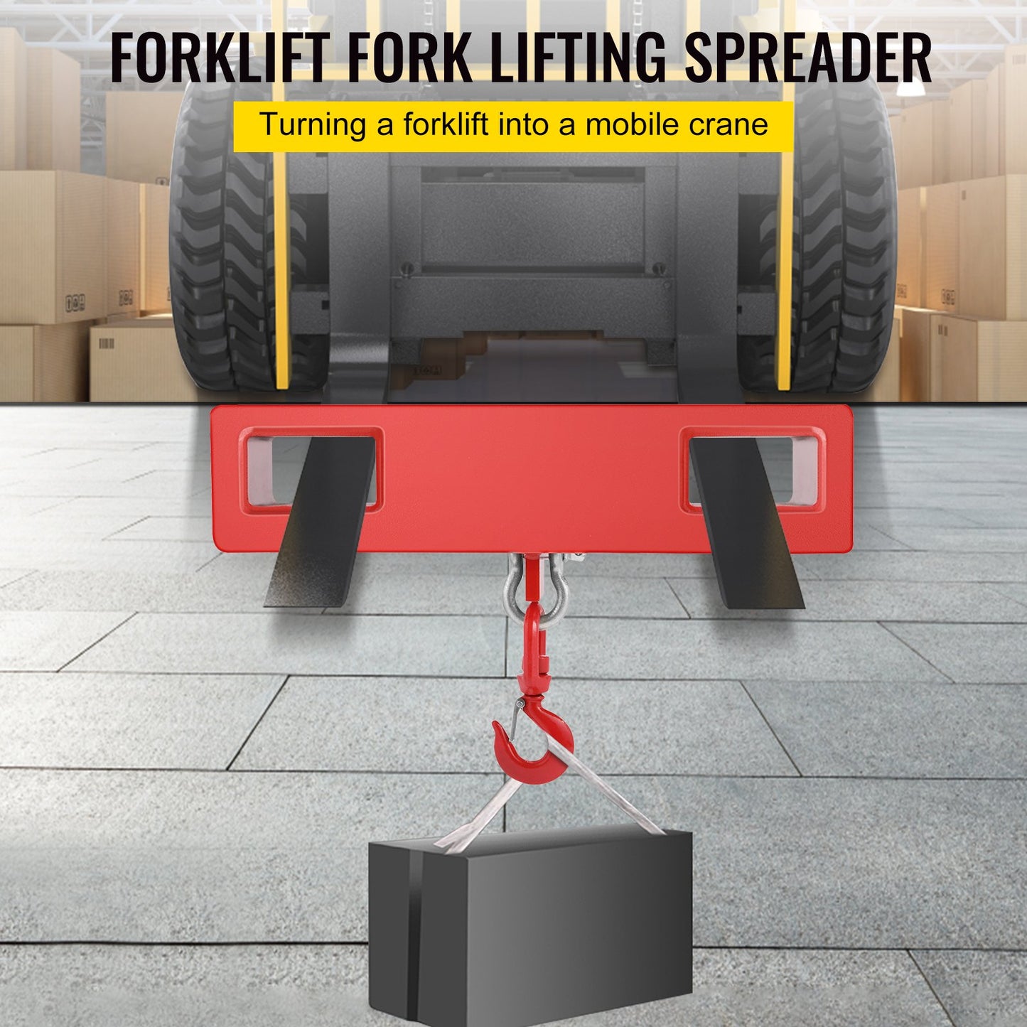 Forklift Lifting Hook 6000 LBS — view 3