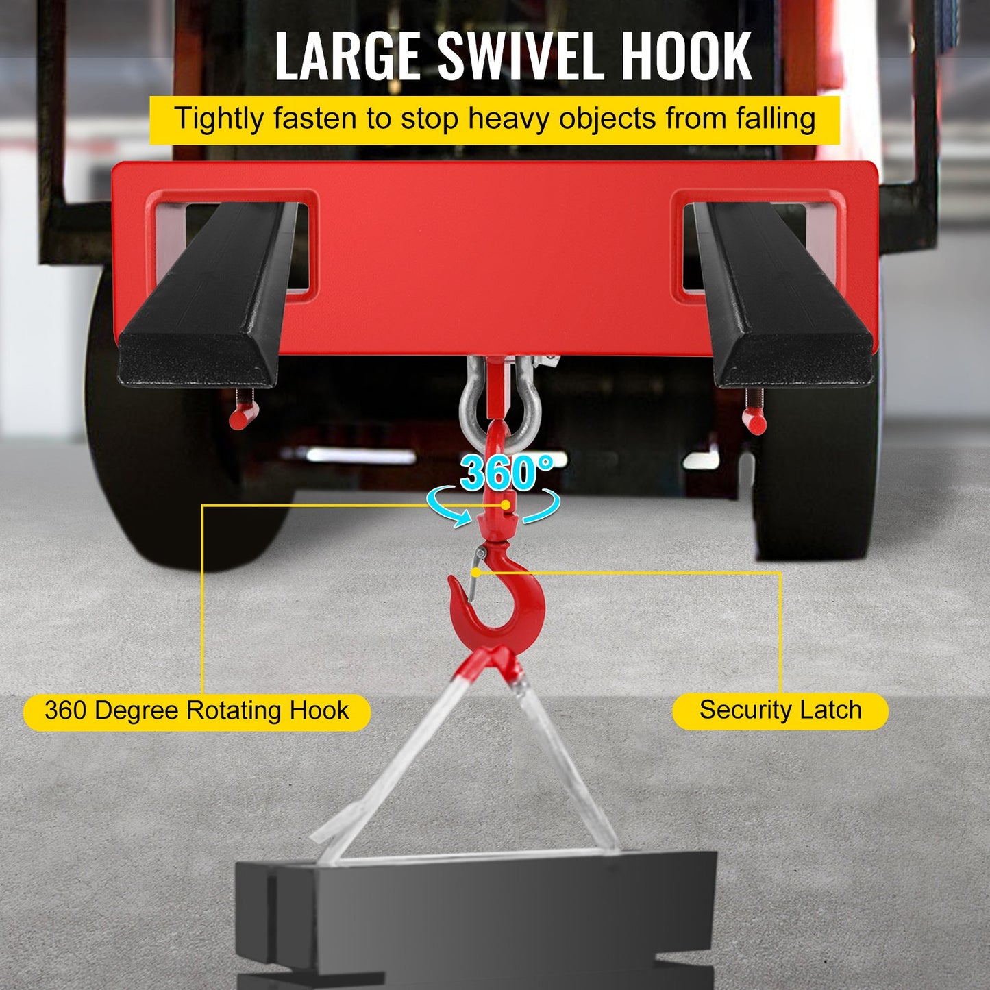 Forklift Lifting Hook 6000 LBS — view 6