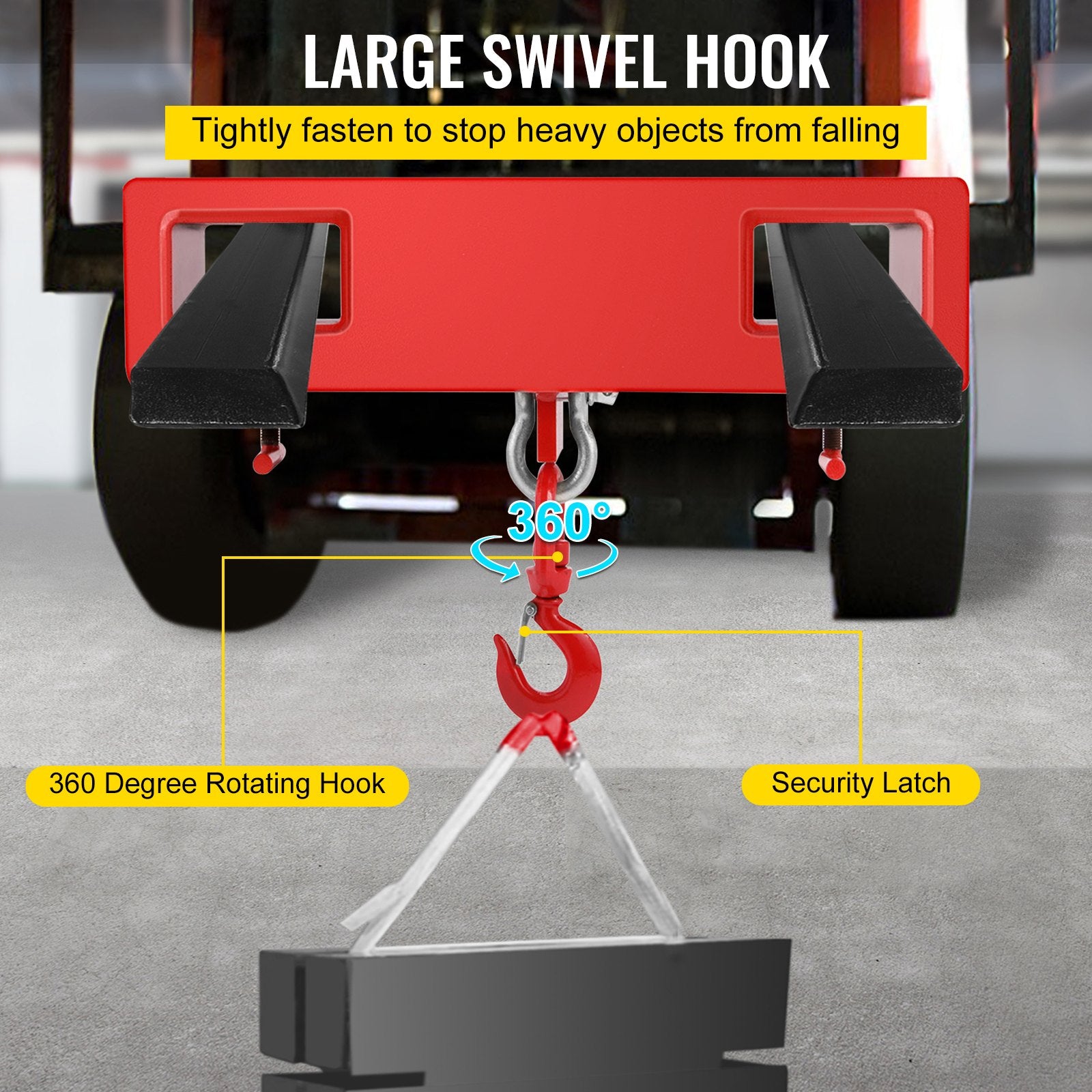 Forklift Lifting Hook 6000 LBS — view 6