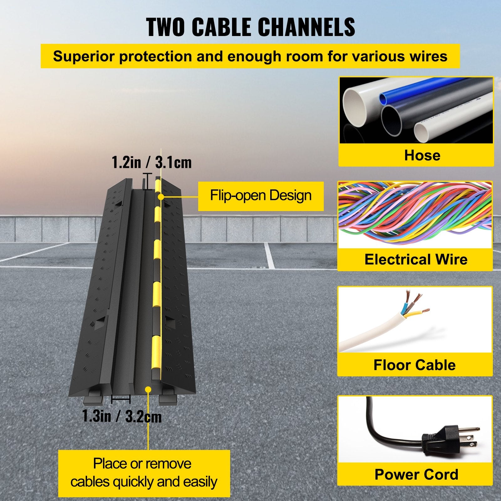 3 Pcs 2-Cable Rubber Electrical — view 4