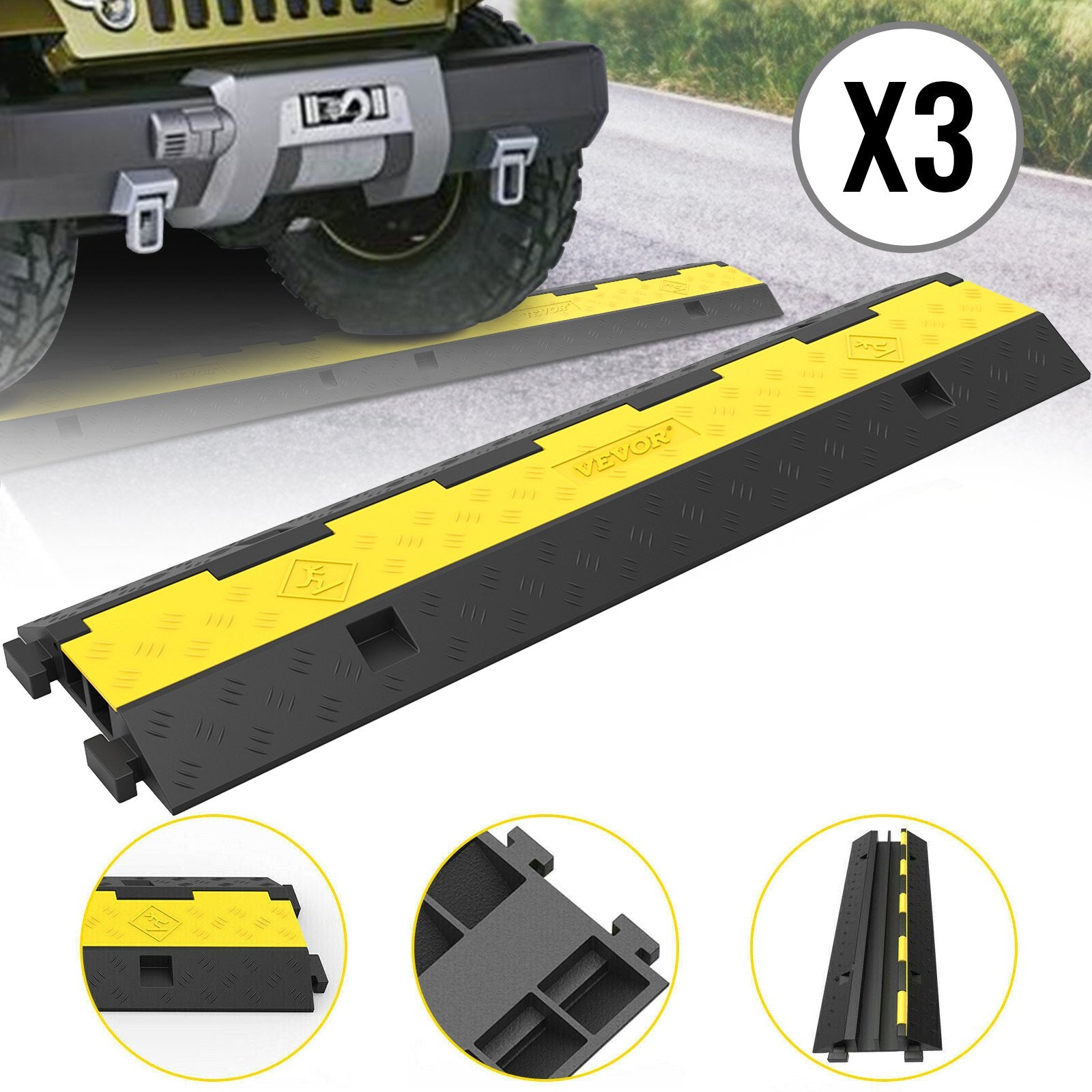 3 Pcs 2-Cable Rubber Electrical — view 9
