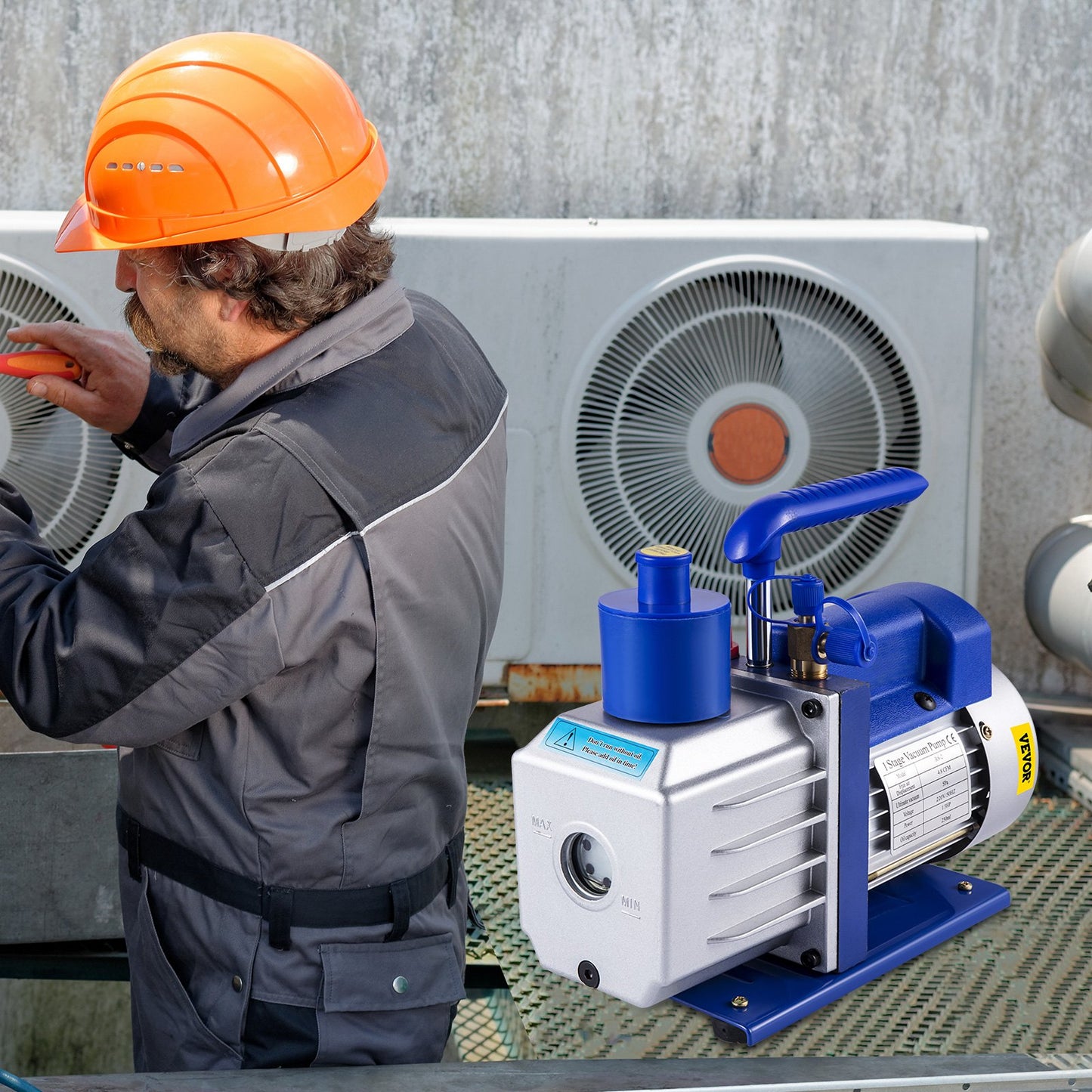 Vacuum Pump 4.8CFM 1/3HP Air — view 9