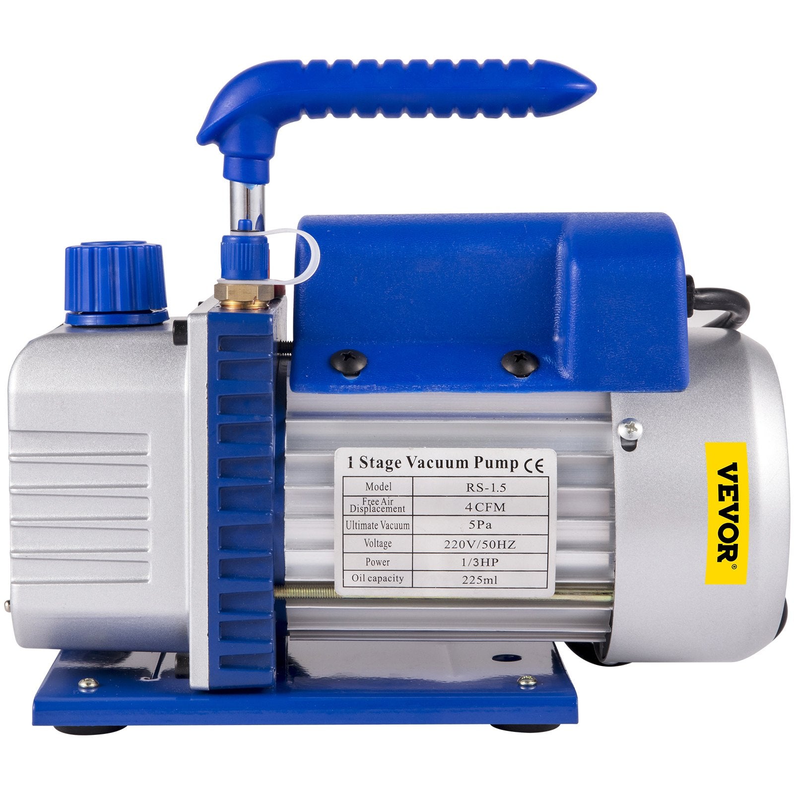 4CFM 1/4HP Rotary Vane Vacuum — view 10