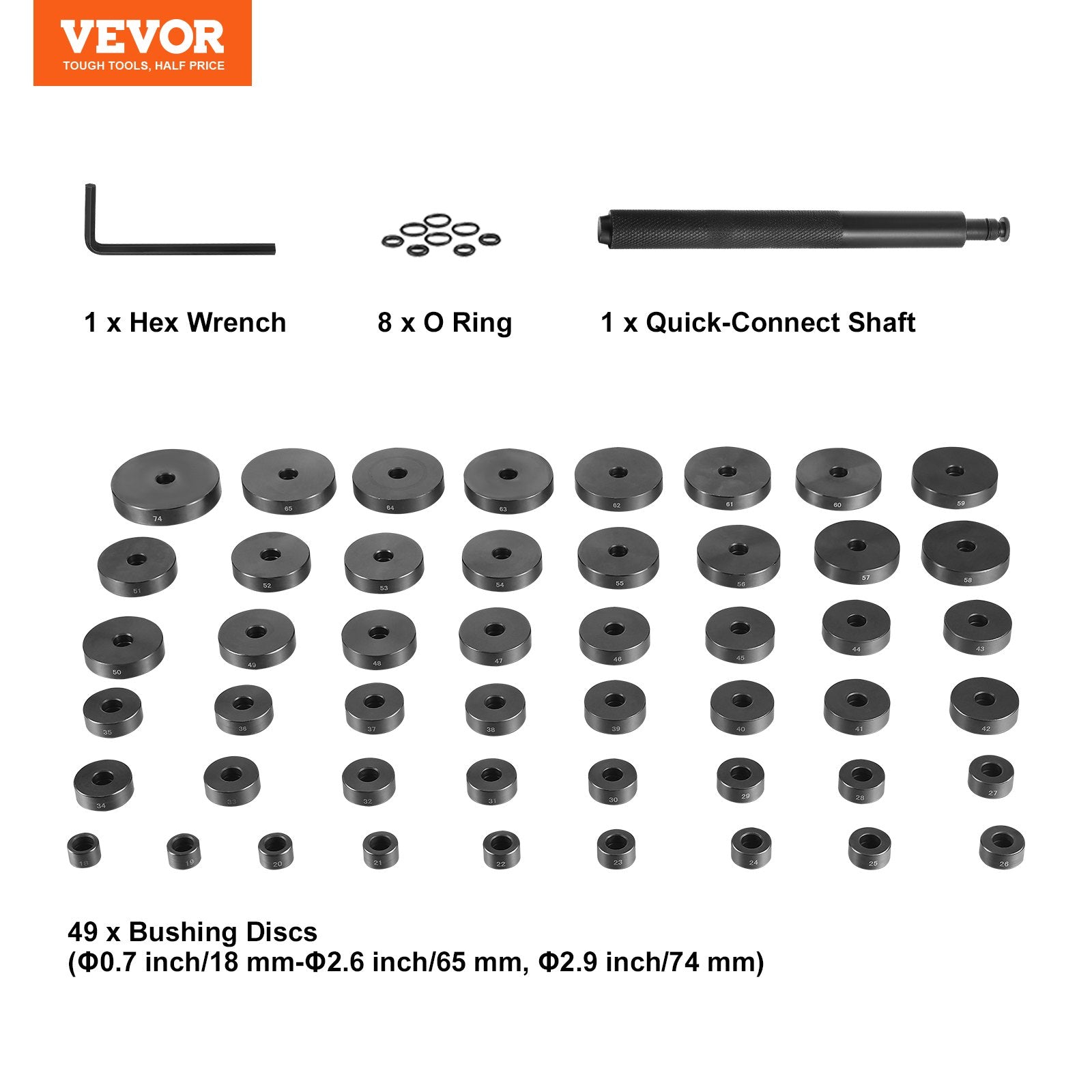 52 Pcs Custom Bushing Press — view 8