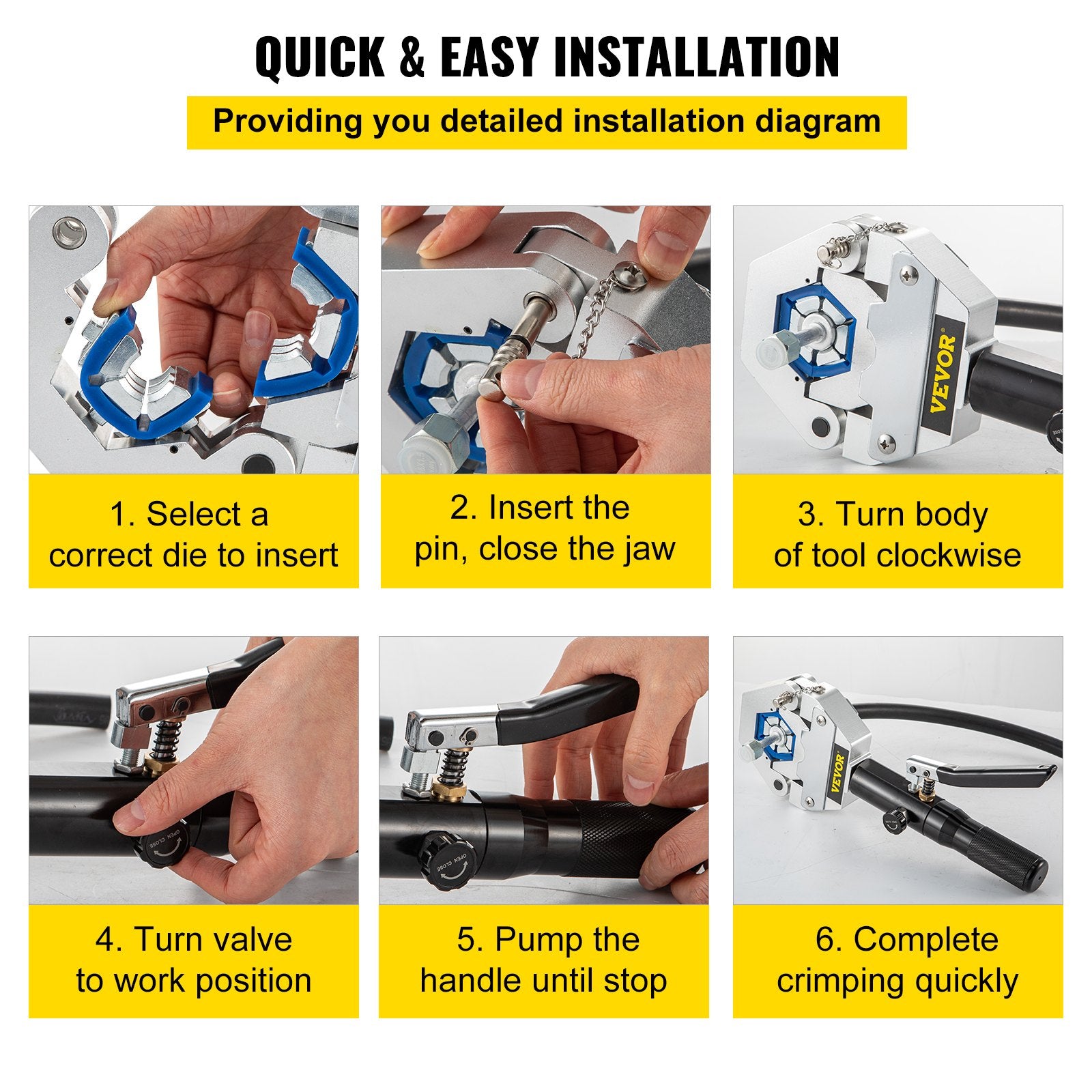 Hydraulic Hose Crimper Hydra-Krimp 71500 — view 6
